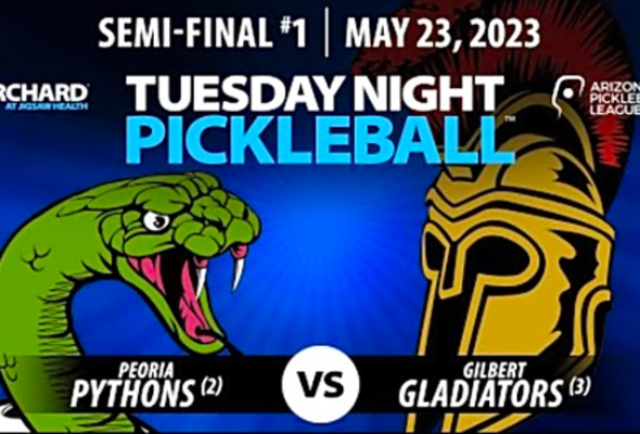 AZ PBL: Peoria Pythons vs Gilbert Gladiators (Tue May 23, Season 1, Week 11)