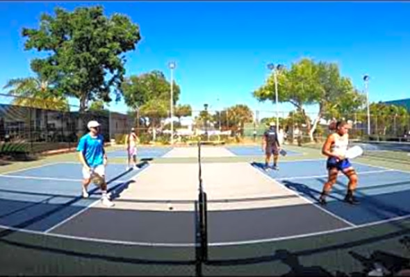 Mixed Bad Pickleball High level Rec Play 5.0 Jessie Irvine JulioR Christine McGrath EitanW