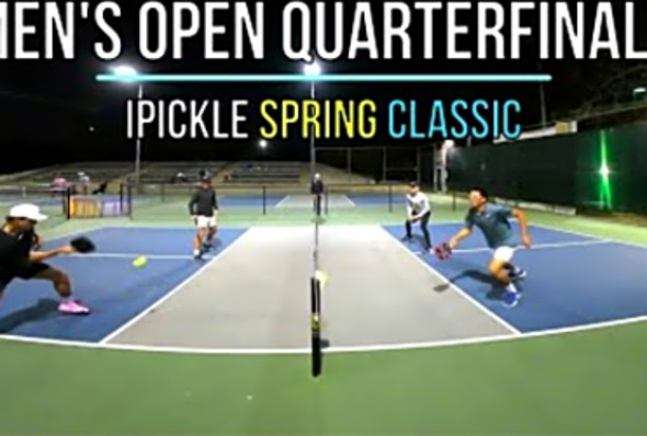 $2000 iPickle Men&#039;s Open QF Rio(6.0) Drake(5.8) vs Aaron (5.3) Morgan(5.4) Spring Classic
