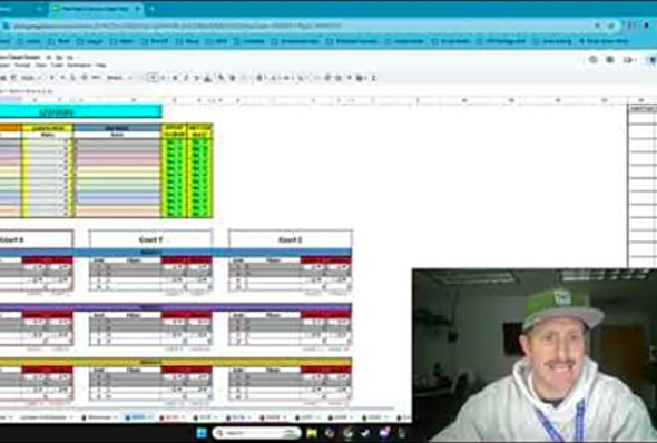 Club Pickleball USA League Spreadsheet Video