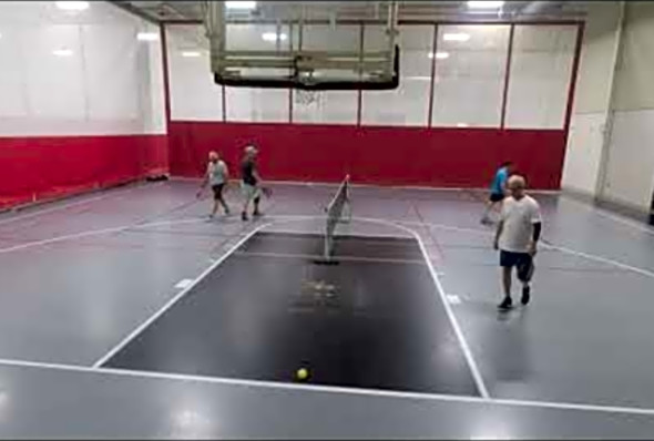 Pickleball Match 6 8 2022 Drew &amp; Gary vs John &amp; Farhad