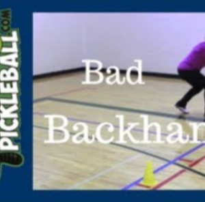 Pickleball Backhand Groundstroke Drill