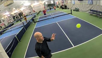 League Night 4, Match 3 Game 2, Lee &amp; Matt vs. Lee &amp; Lee - Pickleball