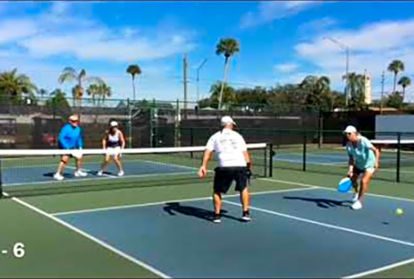 2020 Kings Point Snowball Pickleball Tournament - Mixed Doubles 4.0 Division - GOLD MEDAL MATCH