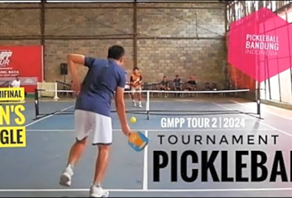 MEN SINGLE 19 Semifinal 1 - Bardan vs Arif - GMPP Tour 2 Pickleball Tournament Bandung