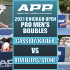 APP Chicago Pickleball Open Pro Men&#039;s Doubles: Koller/Cassidy vs Devilli...