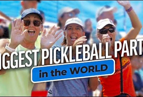 The BIGGEST Pickleball Party in the World - 2022 US Open Pickleball Championships