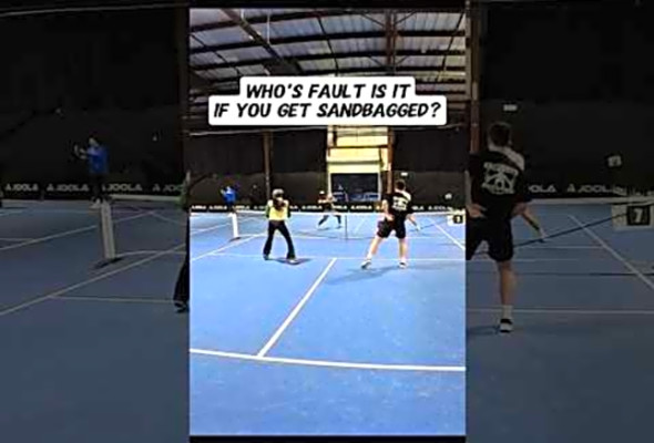 It&#039;s not pickleball if you are not sand bagging people #pickleball #pickleballusa