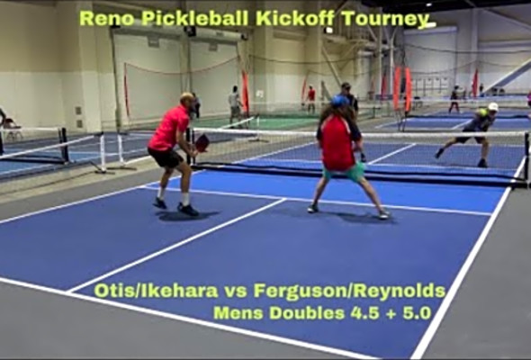 Reno Pickleball Kickoff Tournament Men&#039;s Doubles 4.5 - 5.0 Otis/Ikehara vs Ferguson/Reynolds