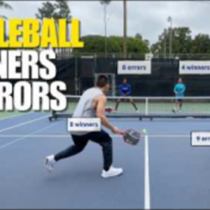 Winner and Errors - Pickleball Doubles Breakdown in West Hollywood