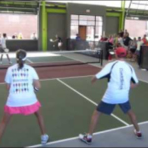 Chicken-N-Pickle Pickleball OMX 1/8 Finals Dave Weinbach/Stephanie Lane ...