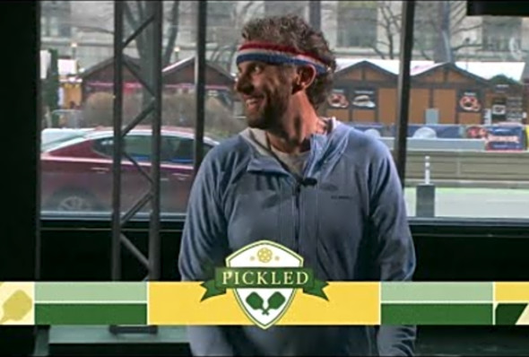 CBS 2 Streaming Anchor Brad Edwards joins the pickleball craze