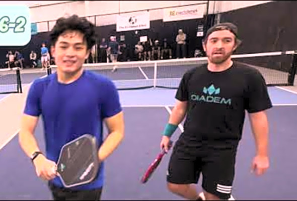 2023 Montclair $$ Pickleball Tournament - Len Yang / Chad Remus vs. Morgan Evans / Brandon Fritze