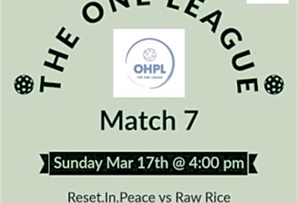 OneHealth Pickleball League - Season 1 - Match 7 - Reset.In.Peace vs Raw Rice