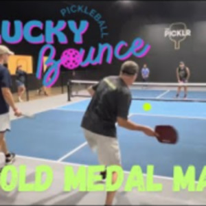 4.0 gold medal game star-spangled paddle tournament at The Picklr Blaine...