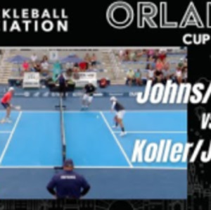 PPA Orlando Cup Men&#039;s Doubles Gold Johns/Wright Vs Koller/Johnson pro pi...