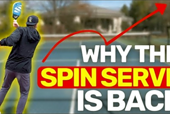 The NEW spin serve in pickleball: THE SCREWBALL SERVE