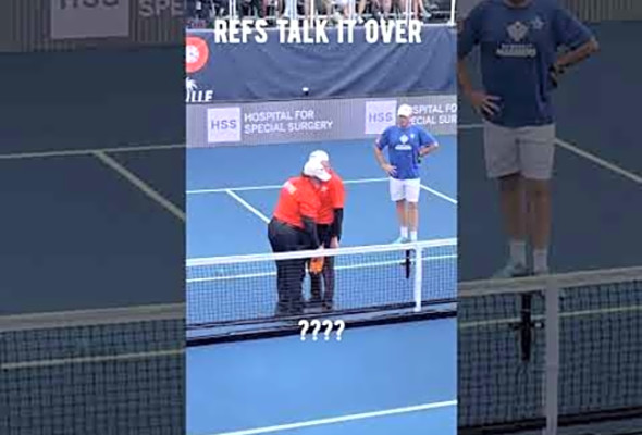 She blew him a kiss #pickleball