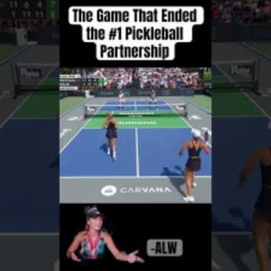 The reason why Anna Leigh Waters left Catherine Parenteau #pickleball #s...