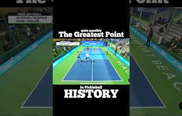 The Greatest Pickleball Point #shorts #trending #viral