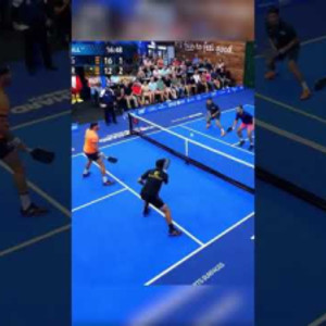 Insane Pickleball Rally Ending With a Great Point #tennis #pickleballers...