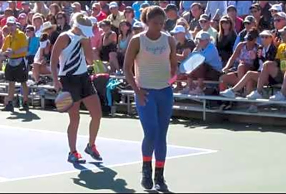 Mesa Grand Slam Pickleball- #2, Irvine/Newman vs Jardim/Kovalova