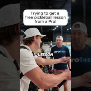 How to get a free pickleball lesson from a Pro! #pickleball #videography