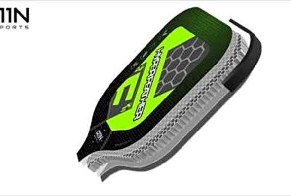 A11N Premium Pickleball Paddle- Graphite Surface, Composite Polymer Honeycomb Core, Lightweight 8 oz