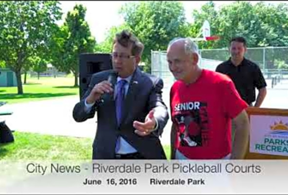 Riverdale Park Pickleball Courts Dedication