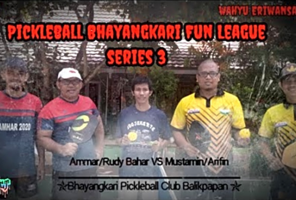 Highlights Pickleball Bhayangkari Fun League series 3 matchday3 - RB/MA 2 - 0 MT/AS Terbaru