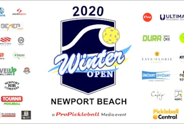 2020 Winter Open at Newport Beach RAW livestream WDPro early draw Simone Jardim, Catherine Parenteau