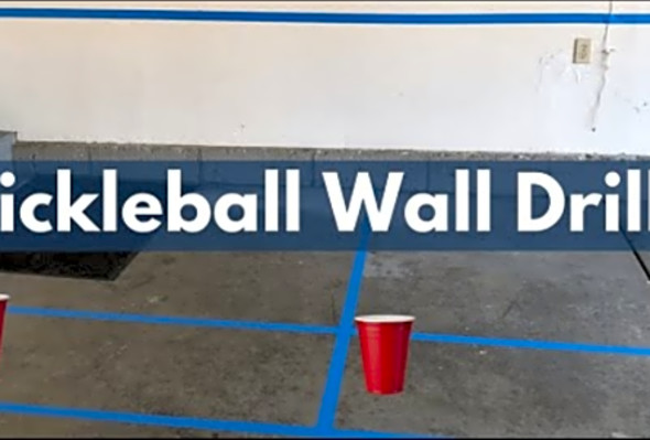 Pickleball Wall Drills