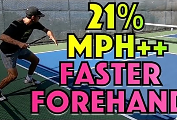 21% Faster Forehand Transformation (Caught on Camera)