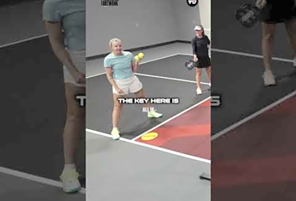 Pickleball pro &amp; coach Susannah Barr will teach you a footwork drill to improve lateral movement