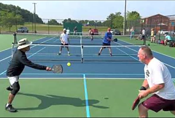Longview pickleball with Alex/Jeff v Phil/Ken