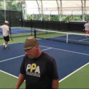 Hard Fought Pickleball Match, Men&#039;s Doubles, 6/4/23