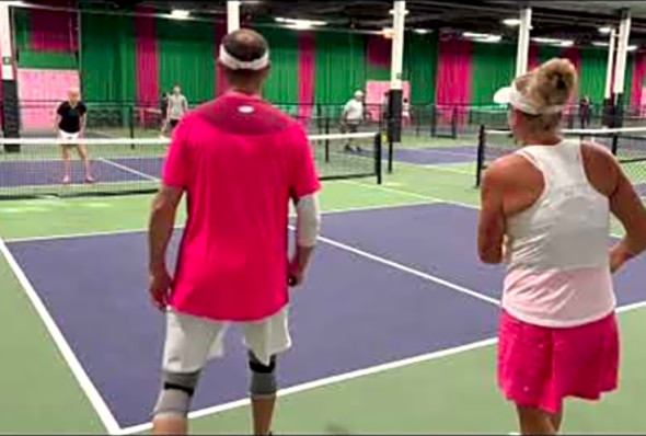 4.5 mixed doubles CT summer Kickoff tournament at Lucky shots of Pickleball club