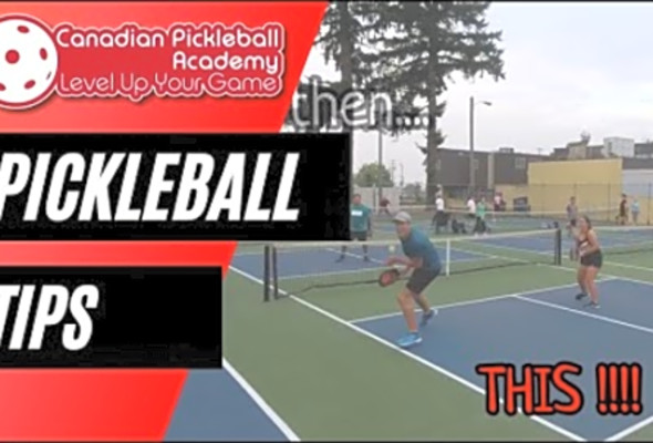 Pickleball Tip: Be careful not to dink too wide.