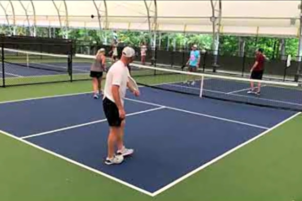 Mixed vs. Men&#039;s Pickleball in Opelika, 5/14/23