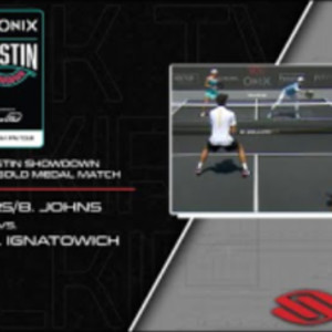 2023 PPA Austin Showdown Mixed Doubles Gold Medal - A. Bright/J. Ignatow...