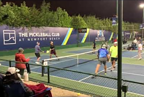 Pickleball Mens 4.0 Gold Medal Match Highlight: First Tournament at Newport Beach, CA