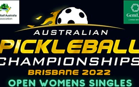 Open Womens Singles Australian Pickleball Championships 2022