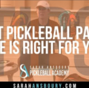 What Pickleball Paddle Type Is Right For You? Sarah Ansboury Tips