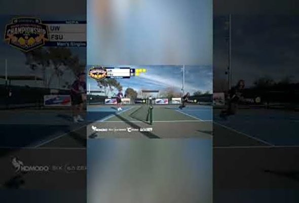 Tweener Attempt DENIED! #pickleball #tennis #fail