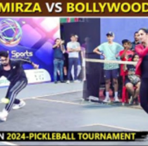 Sania Mirza VS Maniesh Paul Play Interesting Match At INDIAN OPEN 2024-P...