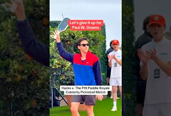 HACKS vs. THE PITT celebrity pickleball match