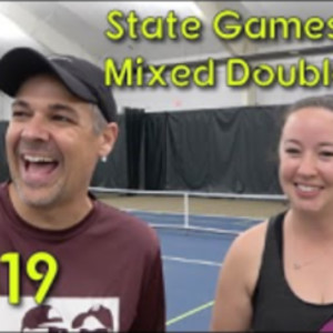 2019 State Games of MI - Eddie and Nichole play Mixed Doubles