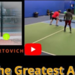 Pickleball HOW TO Backhand Slice Return with Mark Napartovich