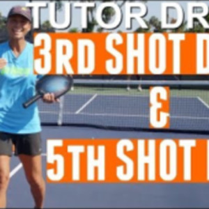 Pickleball Tutor Drills with Simone Jardim: How to Practice 3rd Shot Dri...