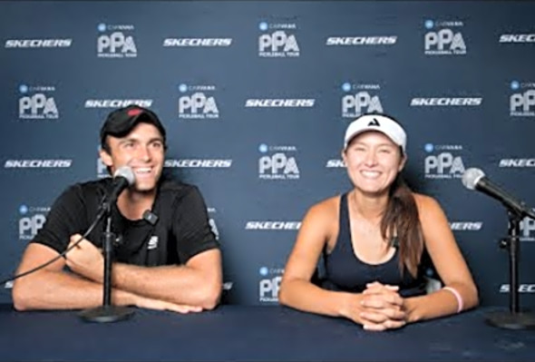 James Ignatowich &amp; Anna Bright - Mixed Doubles Finalists